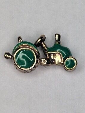 Origami Owl Retired Green Tractor Charm